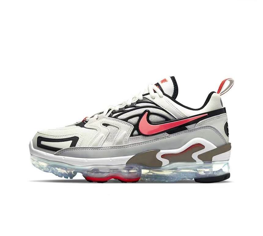 Nike Air VaporMax Evo Men's Running Shoes White Grey Red-01